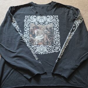 While Oden Sleeps Joan Of Arc Long-Sleeved T DIY-ed Unisex XXL